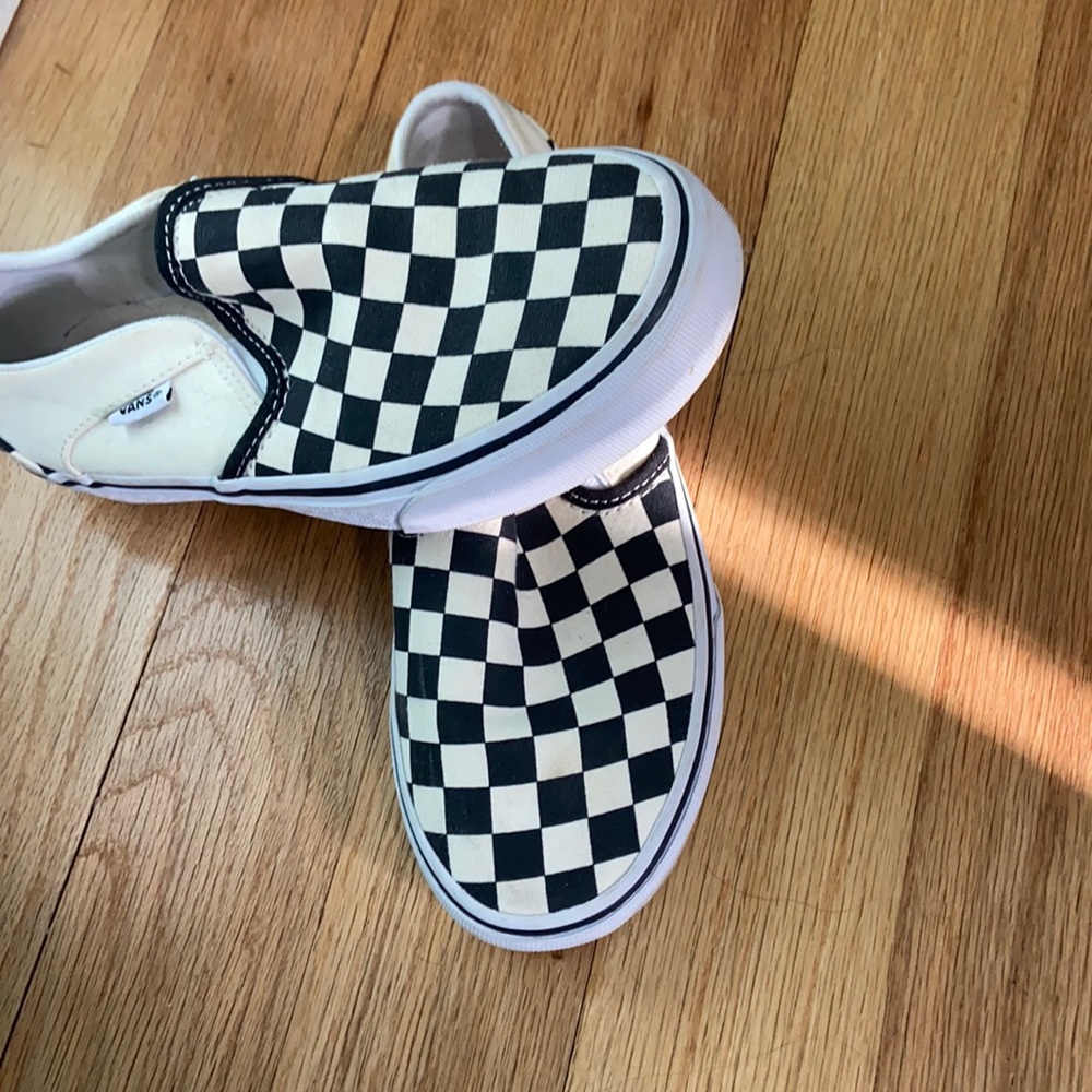CHECKERED SLIP ON VANS